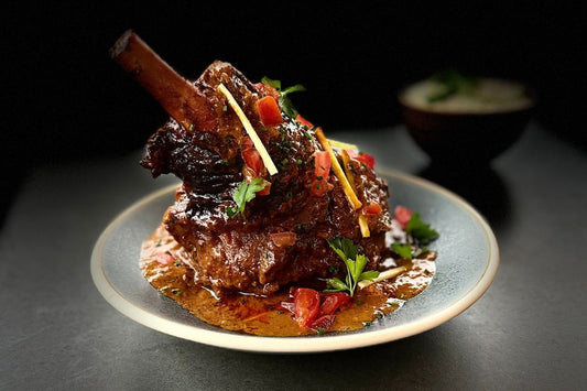 Smoked Lamb Shank Rogan Josh by Sam and Shauna