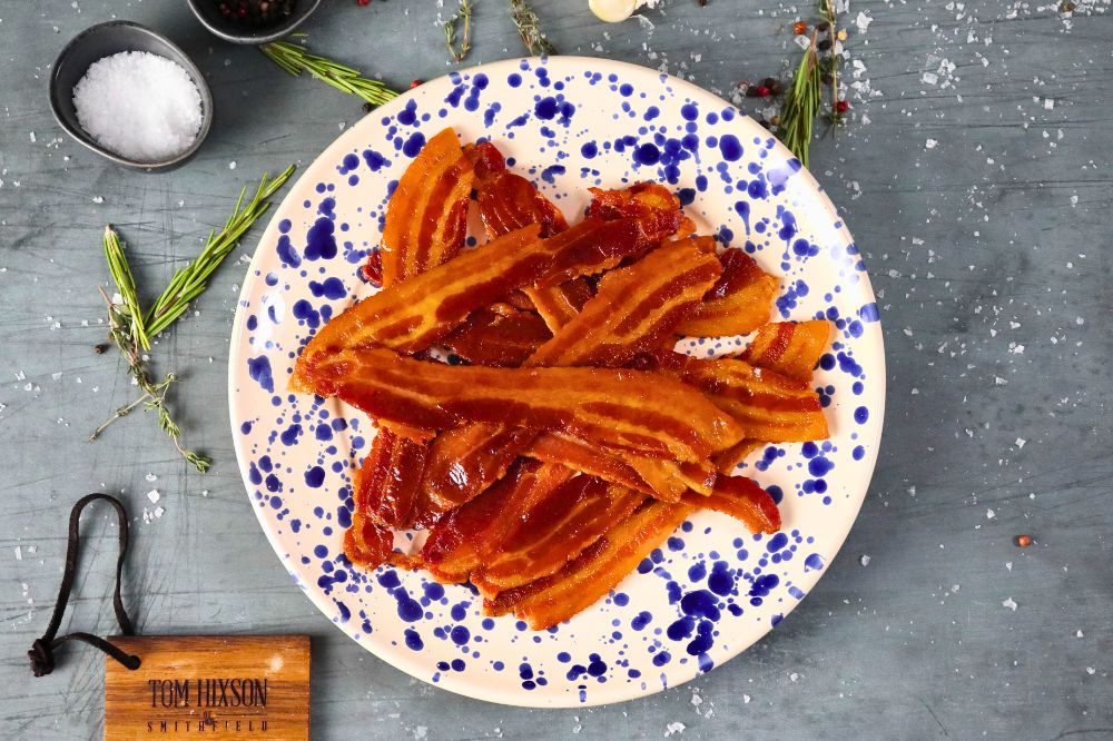 British Dry Cured Smoked Streaky Bacon