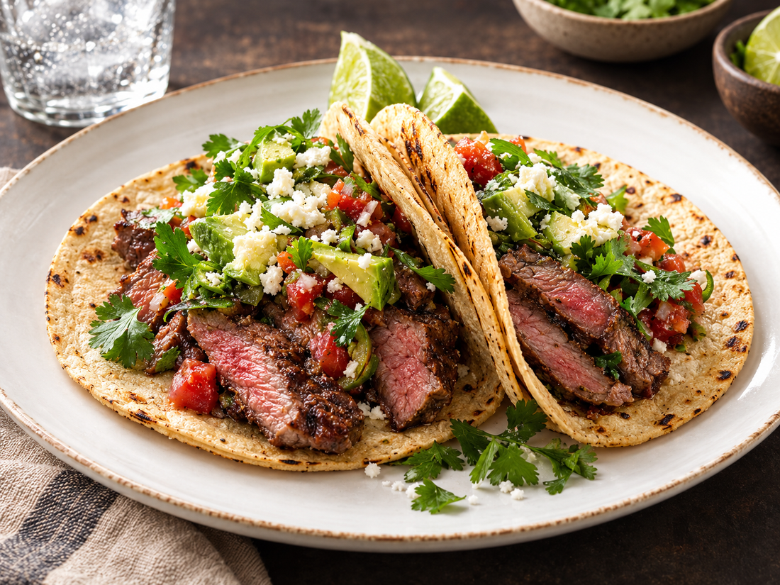Ribeye Steak Tacos with Chipotle & Lime