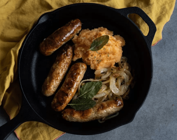 Sausage and Mash With A Twist