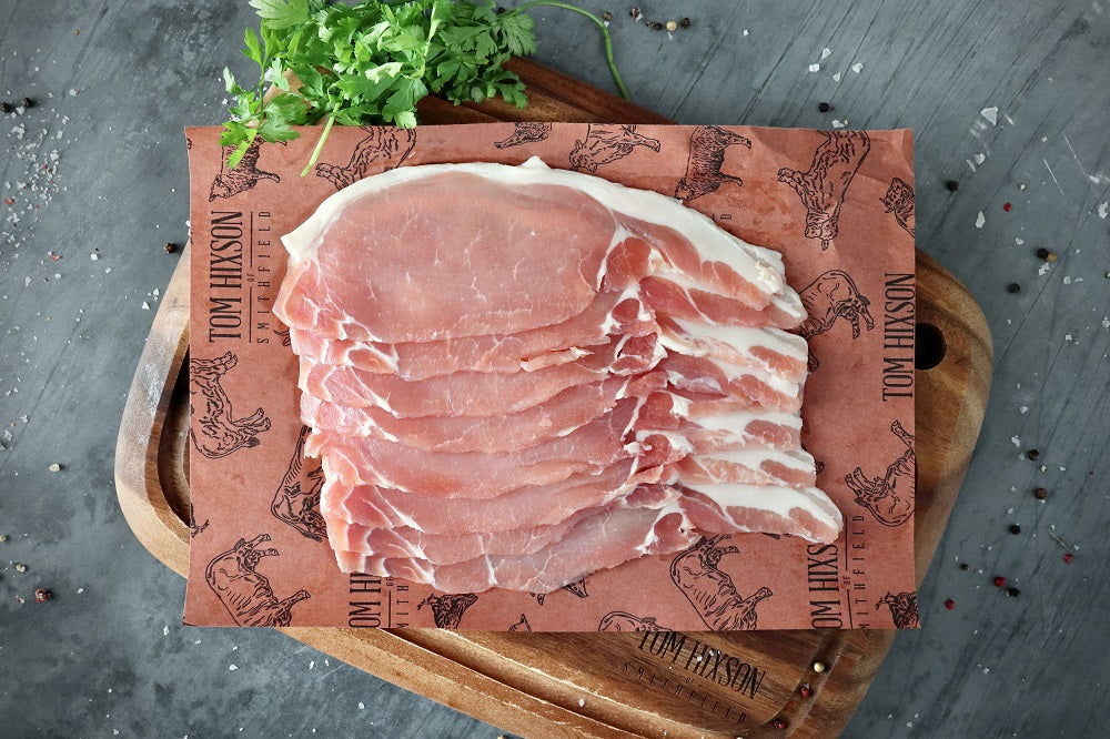 British Unsmoked Dry Cured Back Bacon